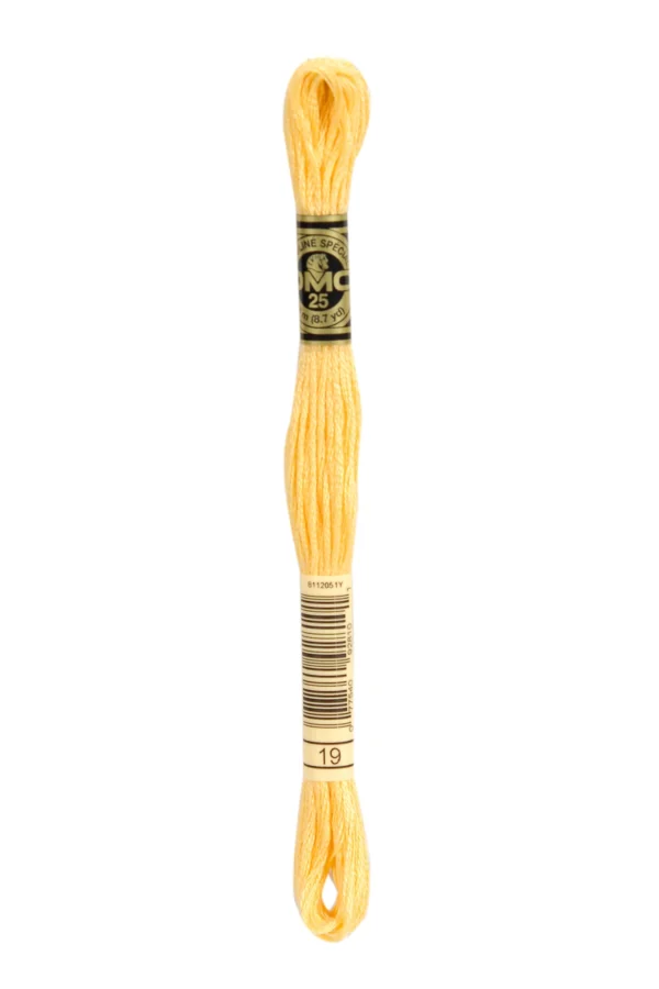 DMC Embroidery Thread (Yellow) - Image 2