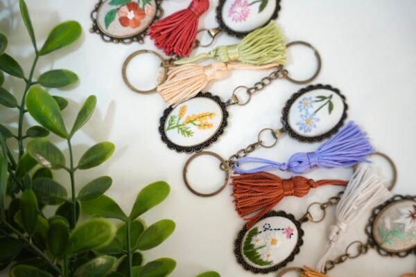 Hand-Embroidered Medallions