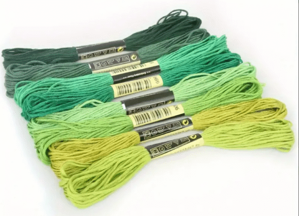DMC Embroidery Thread (Green)
