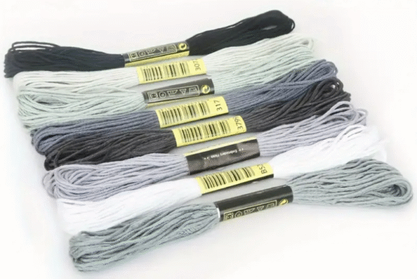 DMC Embroidery Thread (Gray)