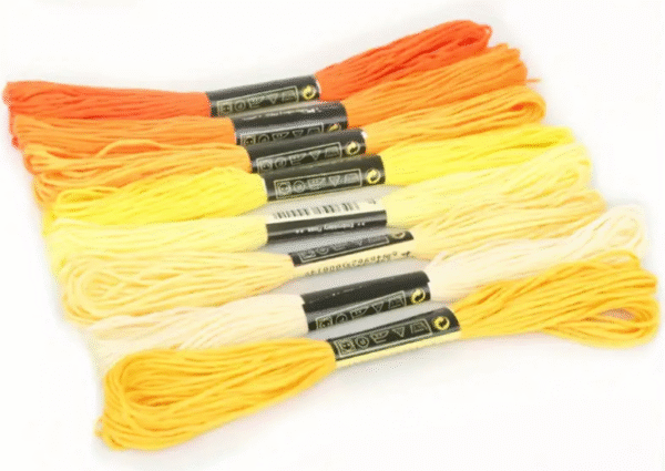 DMC Embroidery Thread (Yellow)