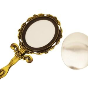 Large Victorian Mirror with Aluminum Frame