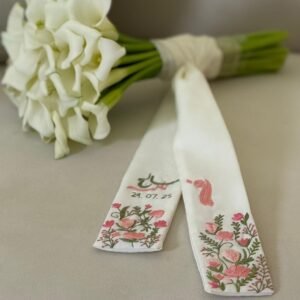 Bridal Bouquet Ribbon - Design 3