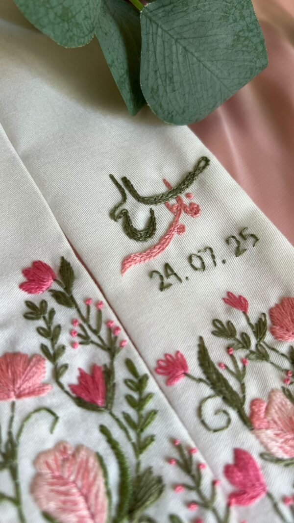 Bridal Bouquet Ribbon - Design 3 - Image 3