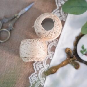 Cotton Perlé Thread (Beige)