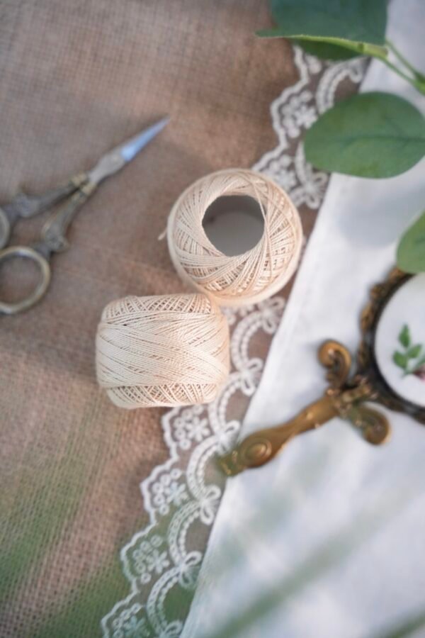 Cotton Perlé Thread (Beige)