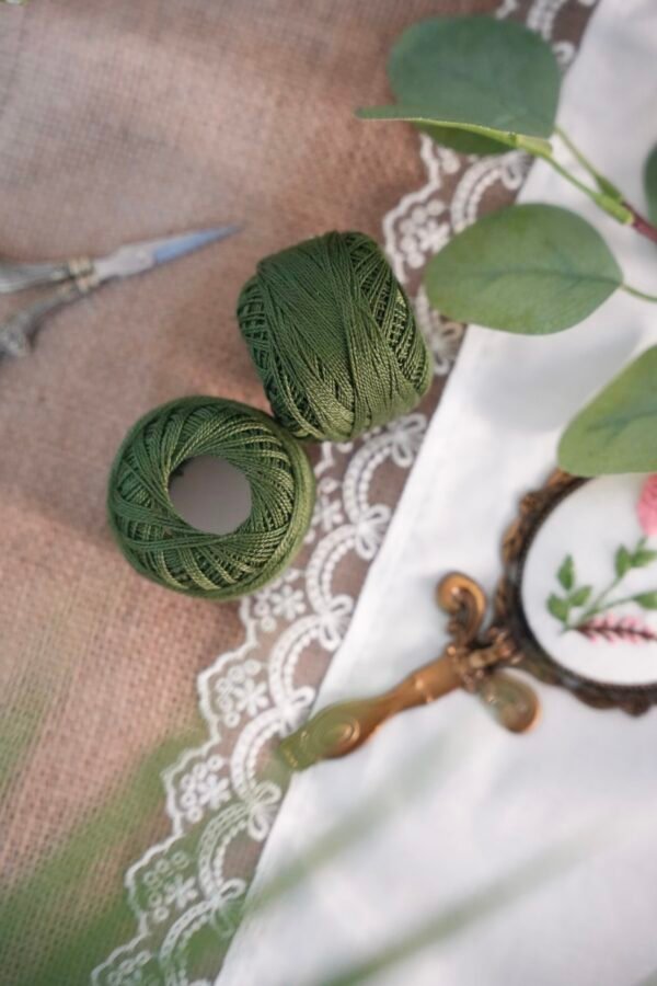 Cotton Perlé Thread (Green)