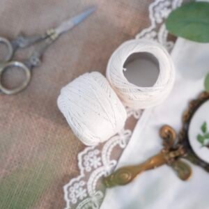 Cotton Perlé Thread (White)