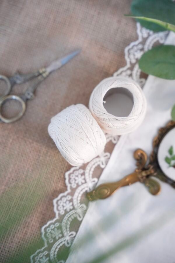 Cotton Perlé Thread (White)