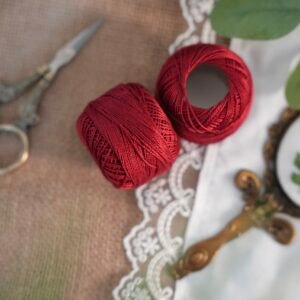 Cotton Perlé Thread (Red)
