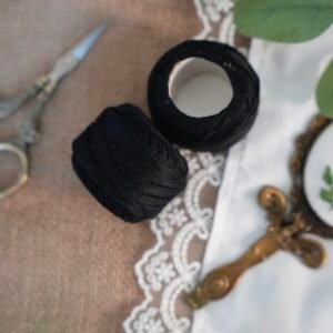 Cotton Perlé Thread (Black)