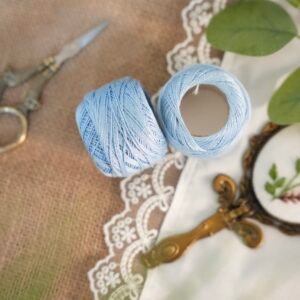 Cotton Perlé Thread (Blue)