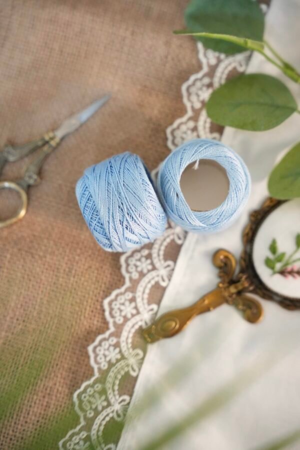 Cotton Perlé Thread (Blue)